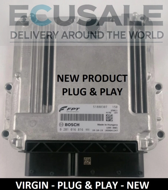 NEW CONTROLLER ECU 51888307 0281016816 IMMO OFF DUCATO .webp