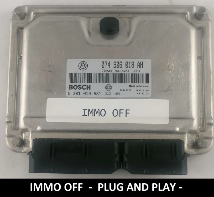 0281010681 074906018AH sterownik silnika Bosch VW T4 / LT 2.5 TDI