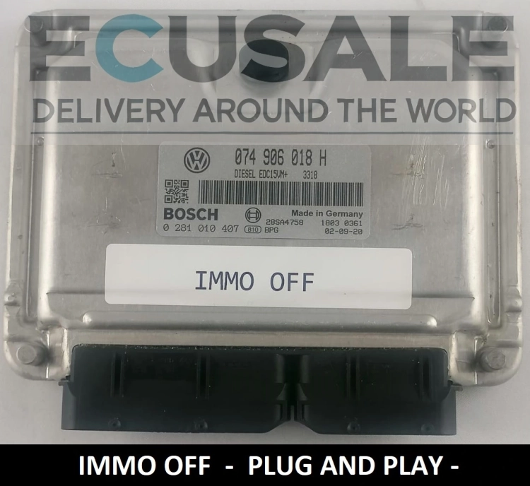 ecu 074906018H 0281010407 immo off VW T4 2.5 steuergerät