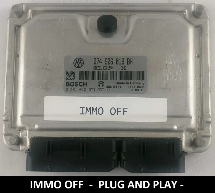 0281010677 074906018BH centralina do motor Bosch VW T4 / LT 2.5 TDI