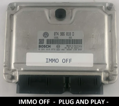 0281010079 074906018D engine ECU Bosch VW T4 / LT 2.5 TDI