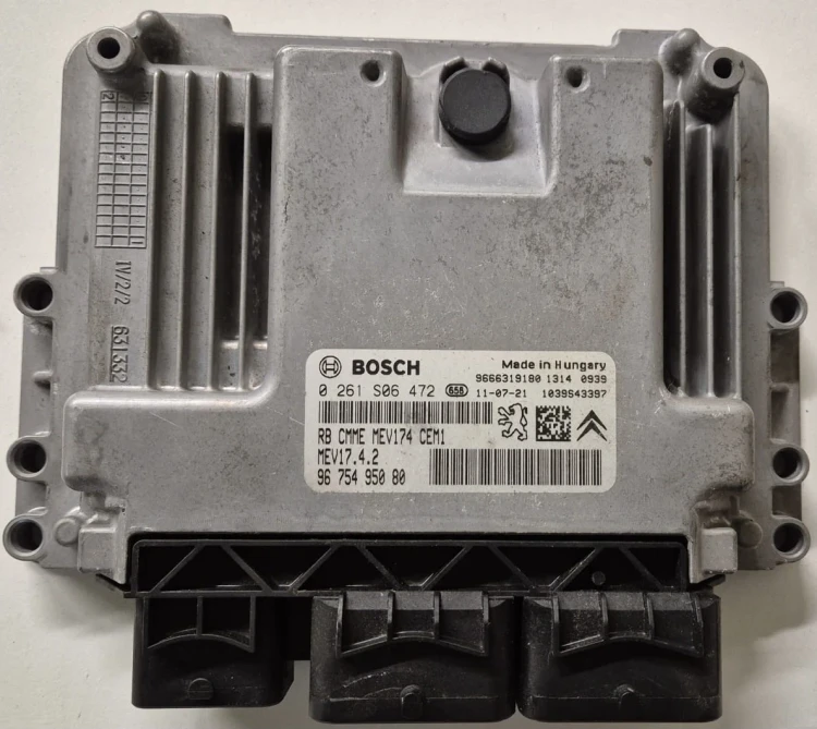 0261S06472 9675495080 centralina do motor Bosch MEV17.4.2 Peugeot Citroën 1.4 / 1.6 IMMO OFF