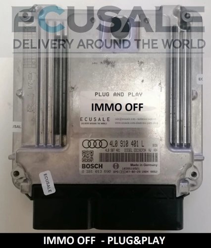 ecu AUDI-Q7 0281013690 4L0910401L CENTRALINA