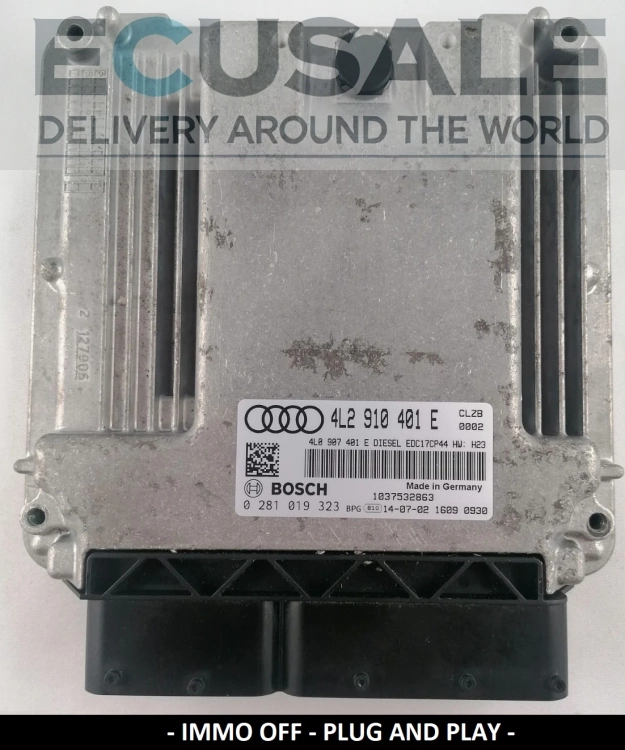 ECU Engine AUDI Q7  4L2910401E 0281019323