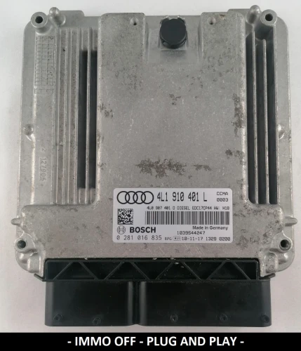 0281016835 4L1910401L centralina do motor Bosch EDC17CP44 Audi Q7 3.0 TDI