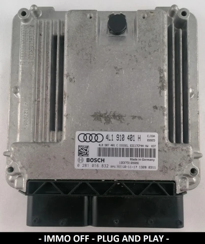 0281016832 4L1910401H centralita de motor Bosch EDC17CP44 Audi Q7 3.0 TDI