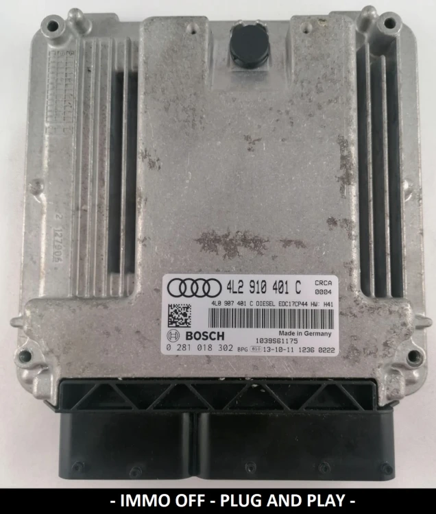 0281018302 4L2910401C sterownik silnika Bosch EDC17CP44 Audi Q7 3.0 TDI