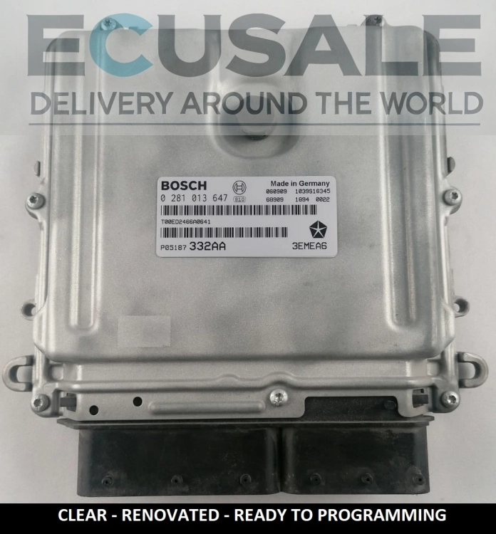 calculateur moteur JEEP 3.0 0281013647 332AA P05187332AA .webp