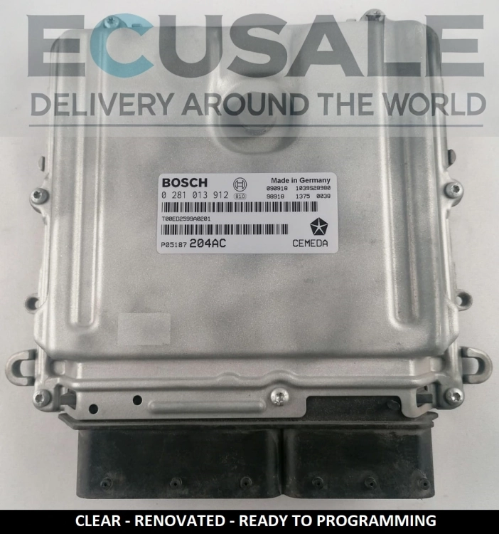 ECU ENGINE Jeep 3.0 0281013912 204AC P05187204AC