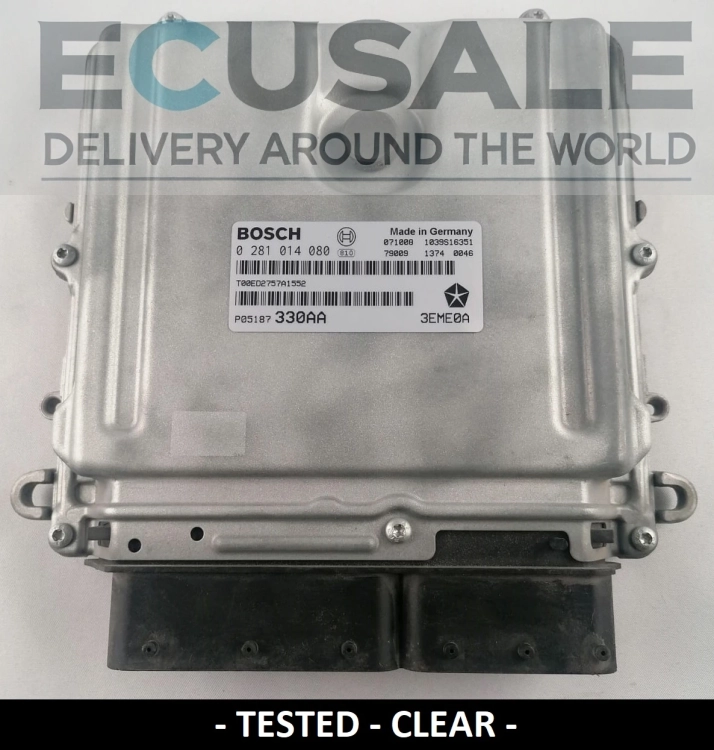 Sterownik silnika 0281014080 P05187330AA Jeep 3.0 CRD Virgin