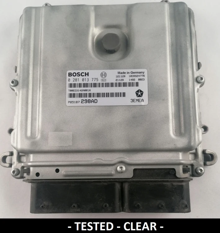 0281013775 P05187298AD centralina motore Bosch Jeep Grand Cherokee / Commander 3.0 CRD