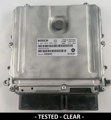 0281013922 P05187226AC centralina do motor Bosch Jeep Grand Cherokee / Commander 3.0 CRD