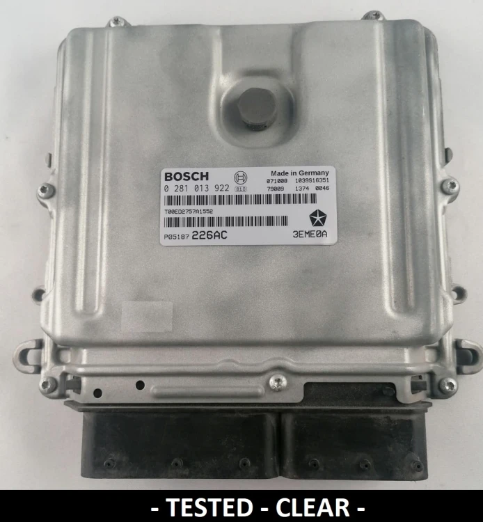 0281013922 P05187226AC Motorsteuergerät Bosch Jeep Grand Cherokee / Commander 3.0 CRD