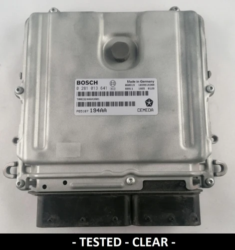 0281013641 P05187194AA engine ECU Bosch Jeep Grand Cherokee / Commander 3.0 CRD