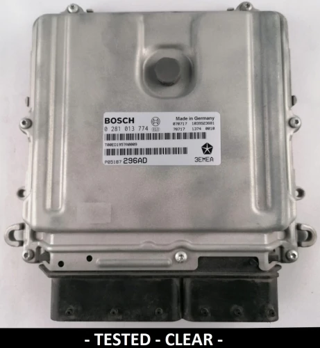 ECU engine control Bosch EDC16CP31 0281013774 P05187296AD Jeep Grand Cherokee Commander 3.0 CRD