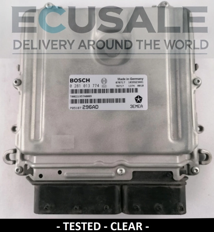 Sterownik silnika Bosch EDC16CP31 0281013774 P05187296AD Jeep Grand Cherokee Commander 3.0 CRD