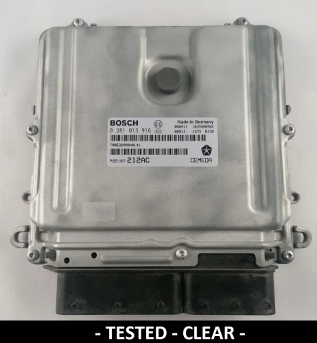 0281013916 P05187212AC centralina do motor Bosch Jeep Grand Cherokee / Commander 3.0 CRD