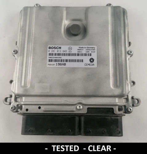 0281013642 P05187196AB centralina do motor Bosch Jeep Grand Cherokee / Commander 3.0 CRD