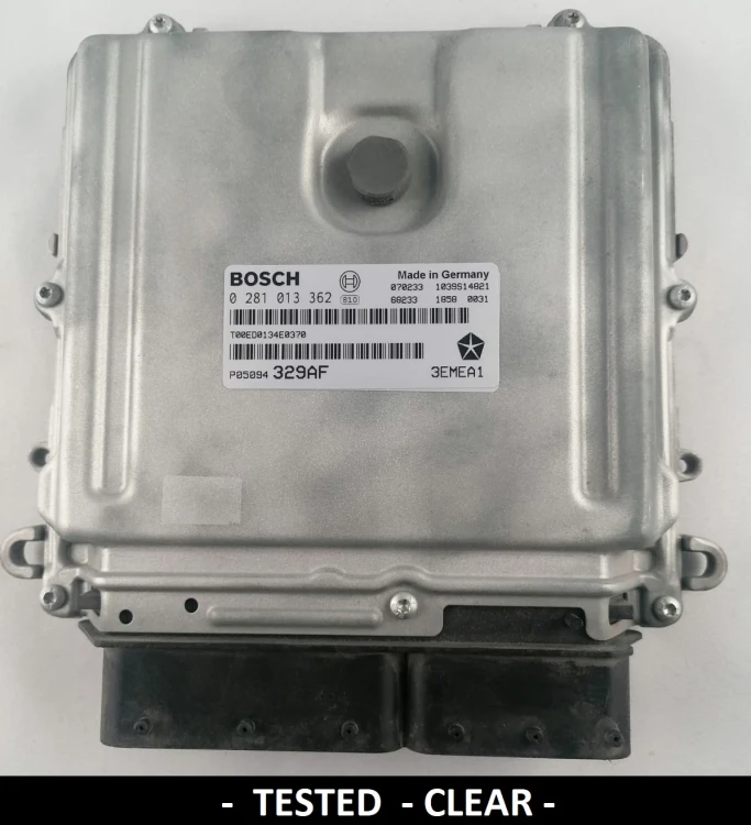 0281013362 P05094329AF engine ECU Bosch Jeep Grand Cherokee / Commander 3.0 CRD