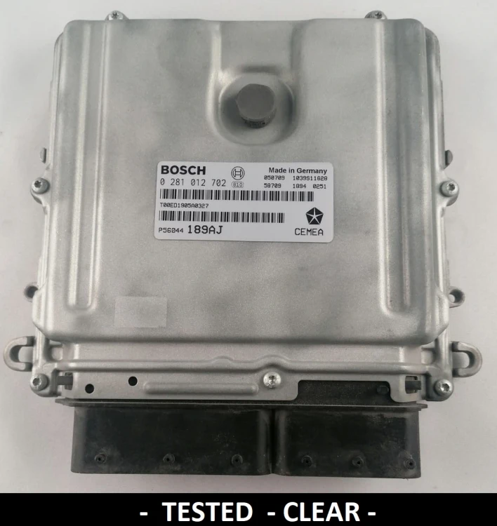 0281012702 P56044189AA Motorsteuergerät Bosch Jeep Grand Cherokee / Commander 3.0 CRD
