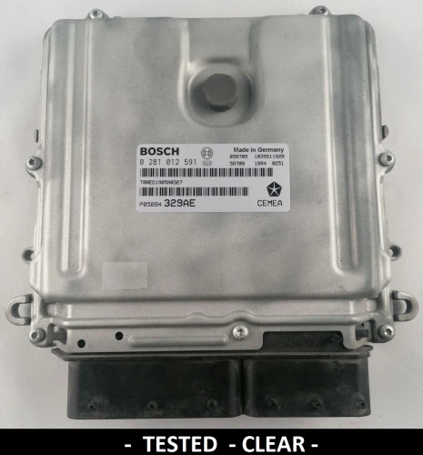 0281012591 P05094329AE engine ECU Bosch Jeep Grand Cherokee 3.0 CDI
