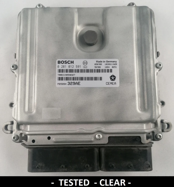 0281012591 P05094329AE centralina do motor Bosch Jeep Grand Cherokee 3.0 CDI