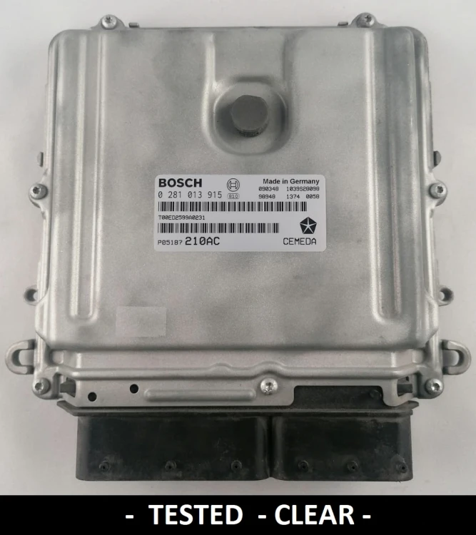 0281013915 P05187210AC engine ECU Bosch Jeep Grand Cherokee 3.0 CDI