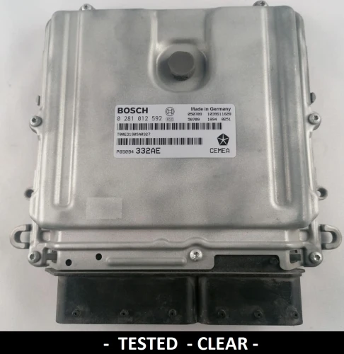 0281012592 P05094332AE centralina do motor Bosch Jeep Grand Cherokee 3.0 CDI