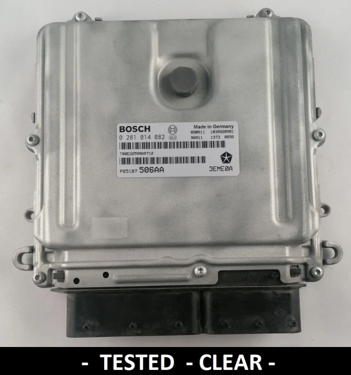 0281014082 P05187506AA centralita de motor Bosch Jeep Grand Cherokee / Commander 3.0 CRD