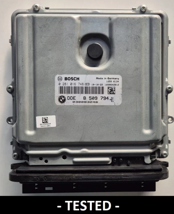 8509794 0281016748 centralita de motor BMW 3.0 Diésel DDE8509794 535d
