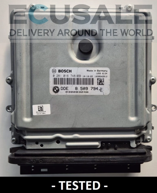 ecu BWM DDE8509794 0281016748 DDE 8509794 steuergerät