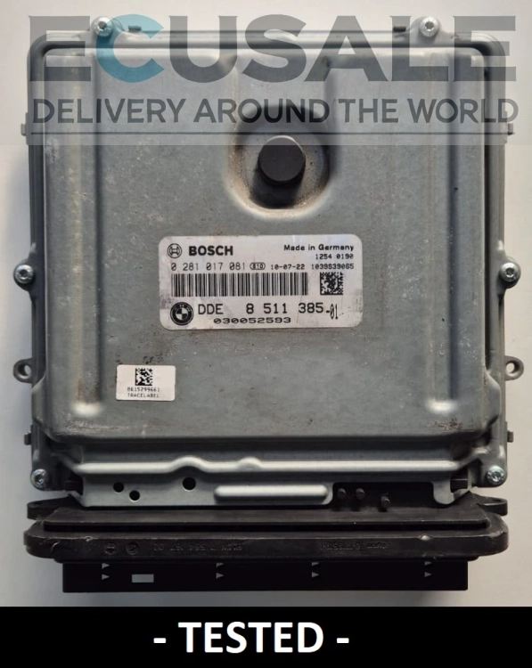 ecu BWM 0281017081 DDE8511385 centralina do motor