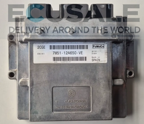 Centralita de motor Ford 7M51-12A650-VE ESU-411 lista para montar