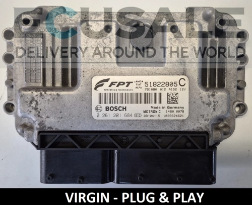 Centralita de motor fiat grande punto 0261201684 51822805C 1.2 8V immo off