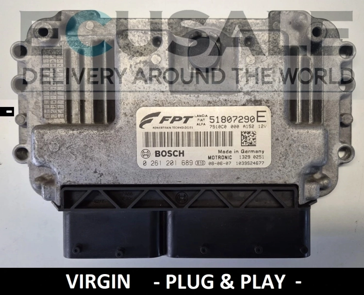 tani sterownik silnika do fiat linea  1.4  0261201689 51807290 51807290E PLUG AND PLAY .webp