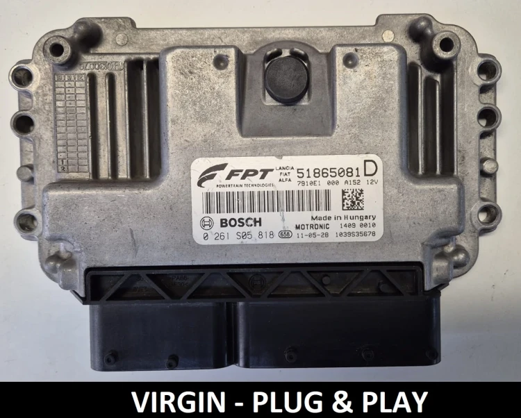 51865081D 0261S05818 sterownik silnika Bosch Fiat 500