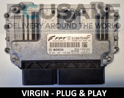 51807549F 0261201759 sterownik silnika Fiat 500 1.2 8V Bosch VIRGIN Plug and Play