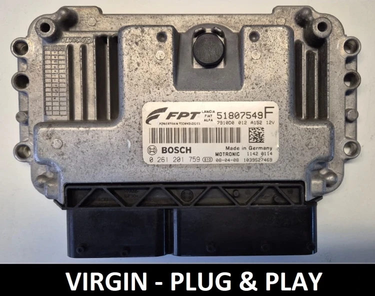 51807549F 0261201759 sterownik silnika Bosch Fiat 500
