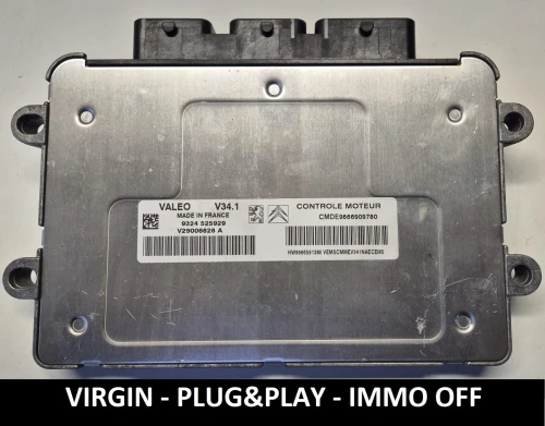 9666909780 V29006828A centralina motore Valeo V34.1 Peugeot Citroën IMMO OFF