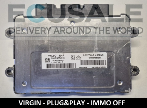 ecu PEUGEOT SW9661961280 J34P 21585785-4A steuergerät