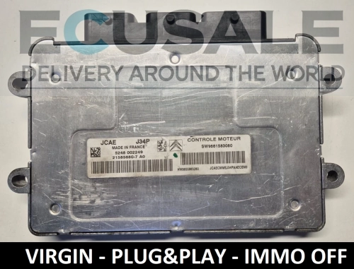 vérifier le calculateur du moteur pour PEUGEOT SW9661583080 J34P 21585680-7 9661583080  .webp