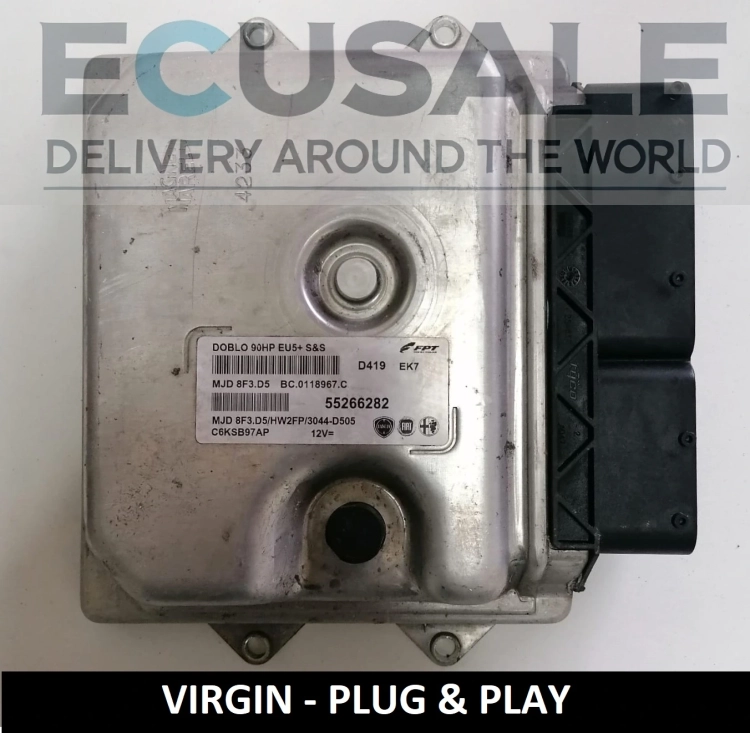 Centralita de motor VIRGIN para Fiat Doblo 1.3 – Plug and Go – lista para instalar