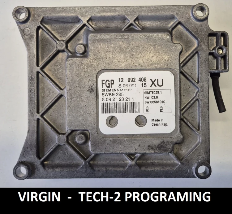 12992406 XU 5WK9395 sterownik silnika Siemens Opel Astra H 1.8 Z18XER Virgin