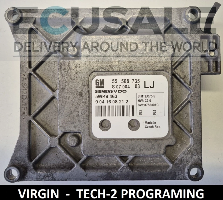 ECU ENGINE CONTROLLER opel astra H 1.8 55568735 LJ 5WK9463