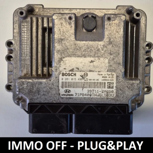 0281015496 39111-2A050 centralita de motor Bosch Hyundai i20 1.4