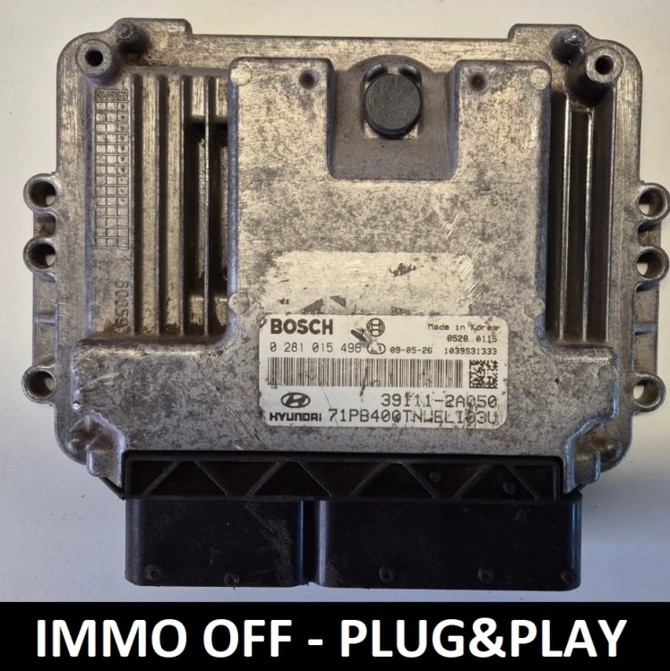 0281015496 39111-2A050 Motorsteuergerät Bosch Hyundai i20 1.4