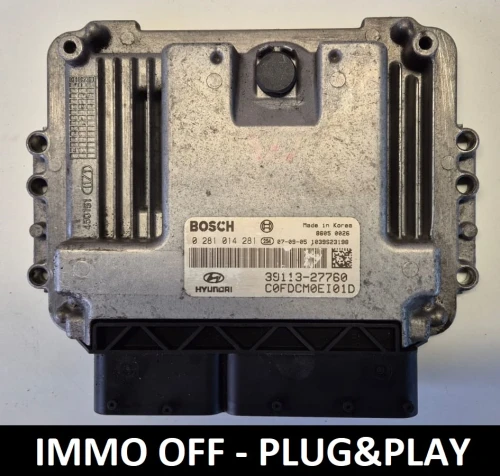 0281014281 39113-27760 centralina motore Bosch Hyundai i30 2.0