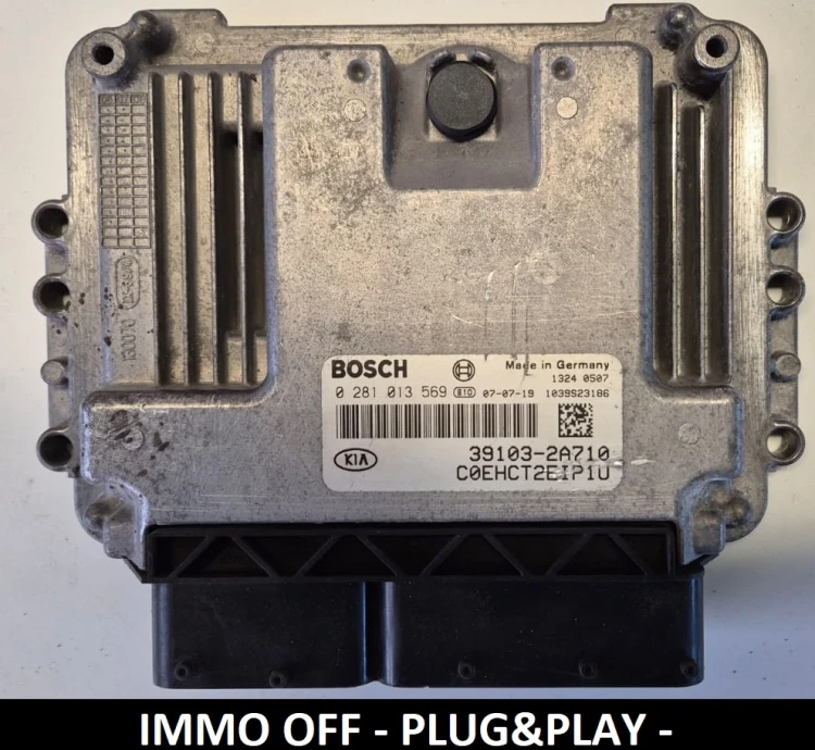 ECU engine control unit Bosch 0281013569 39103-2A710 do Kia Ceed I 1.6 CRDi IMMO OFF