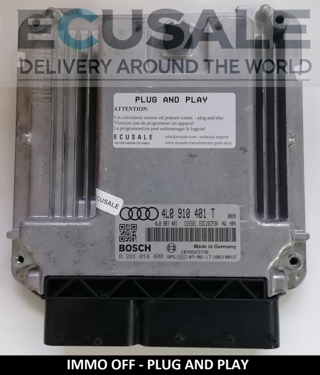ecu AUDI Q7 4L0910401T 0281014408 STEUERGERÄT
