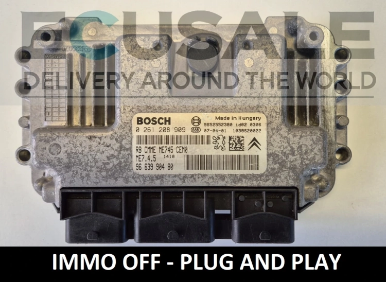 ecu for PEUGEOT CITROEN 0261208909 9663990480 ME7.4.5 .webp